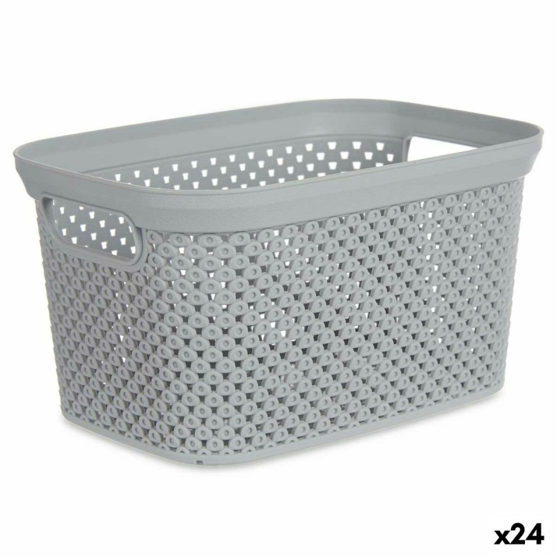 Panier à linge Gris Plastique 3 L...