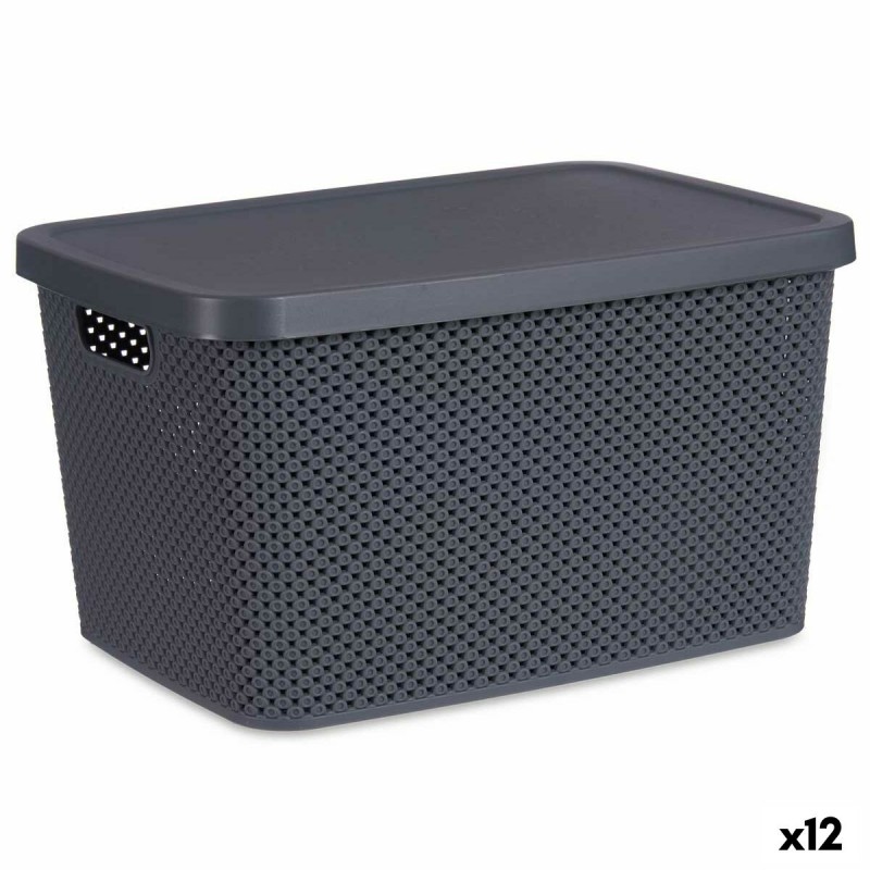 Storage Box with Lid Anthracite...