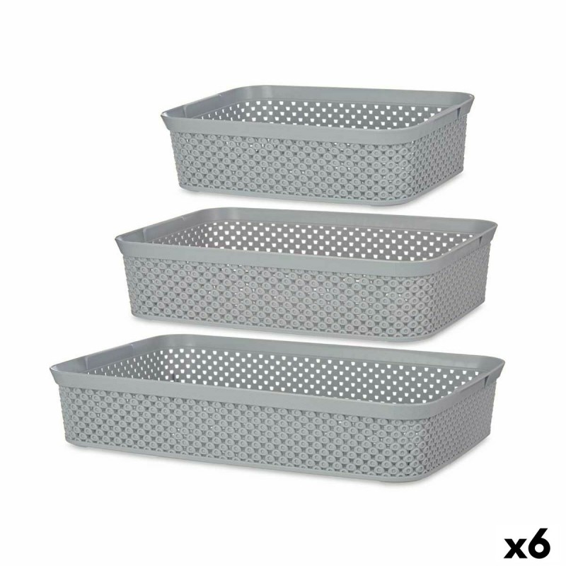 Set of organiser trays Rectangular...