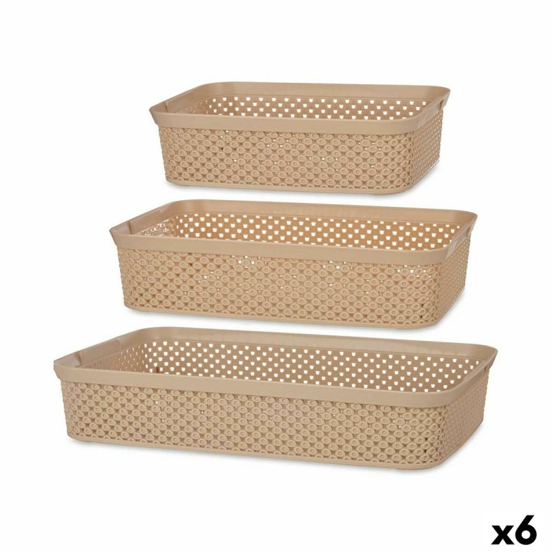 Set of organiser trays Rectangular...