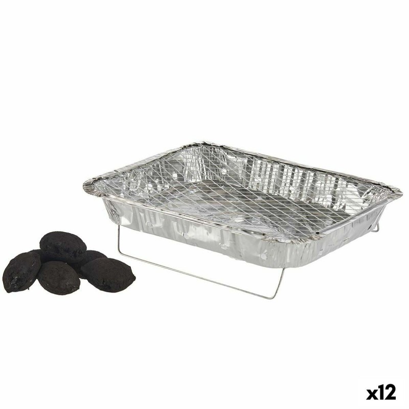 Einweg-Grill Aluminium Holzkohle 30 x...