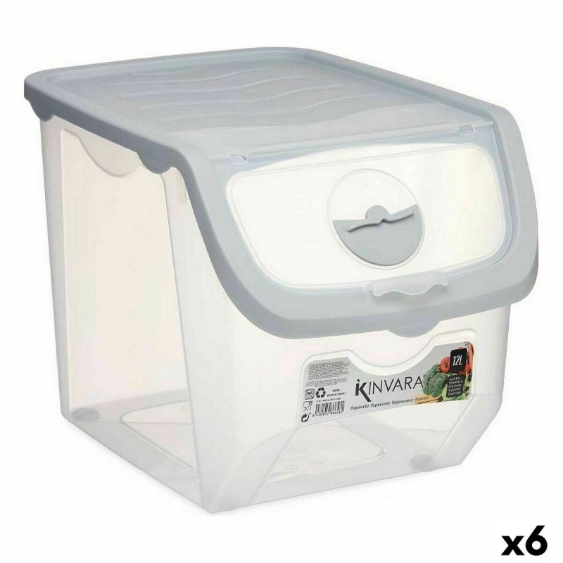 Stapelbare Organizer-Box Grau...