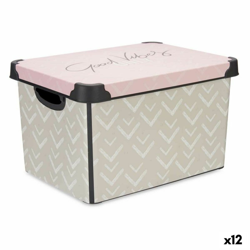 Storage Box with Lid Vibes Arrows...