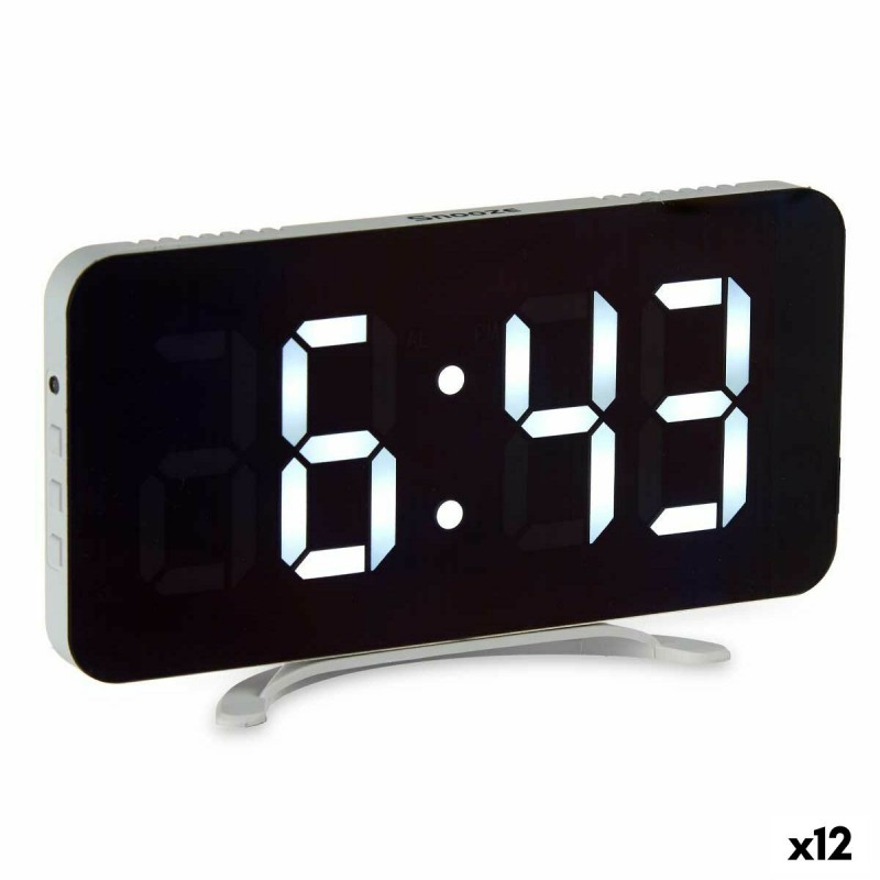 Table-top Digital Clock White ABS...