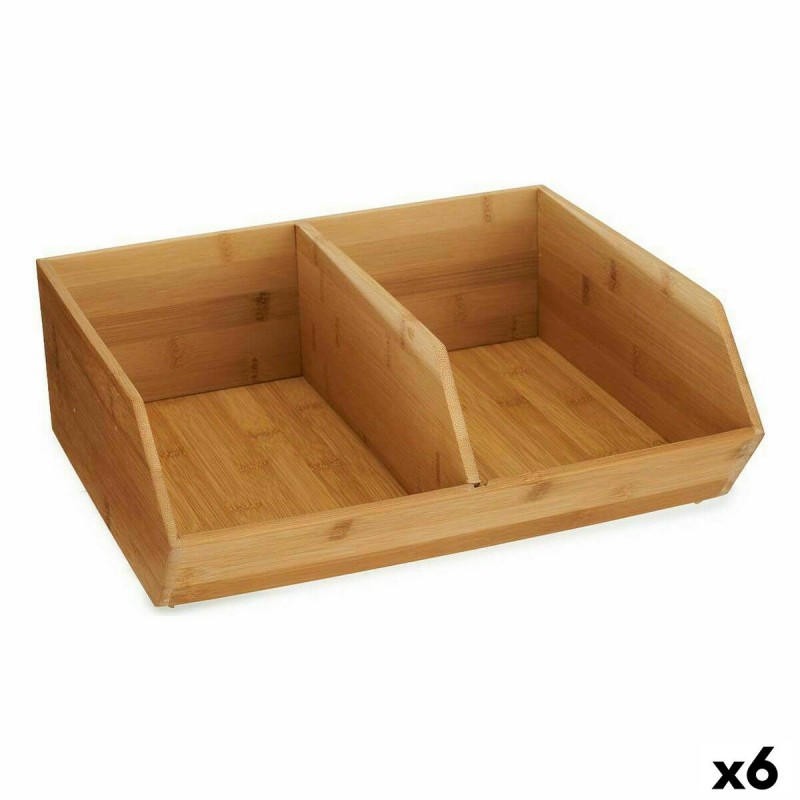 Caja Organizadora Apilable Bambú 34,5...