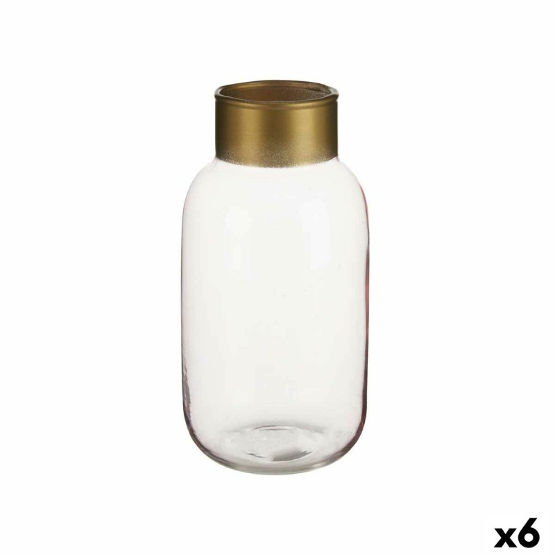 Vase Rosa Gold Glas 11,5 x 24 x 11,5...