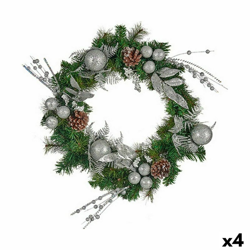 Advent wreathe Green Silver 60 x 13 x...