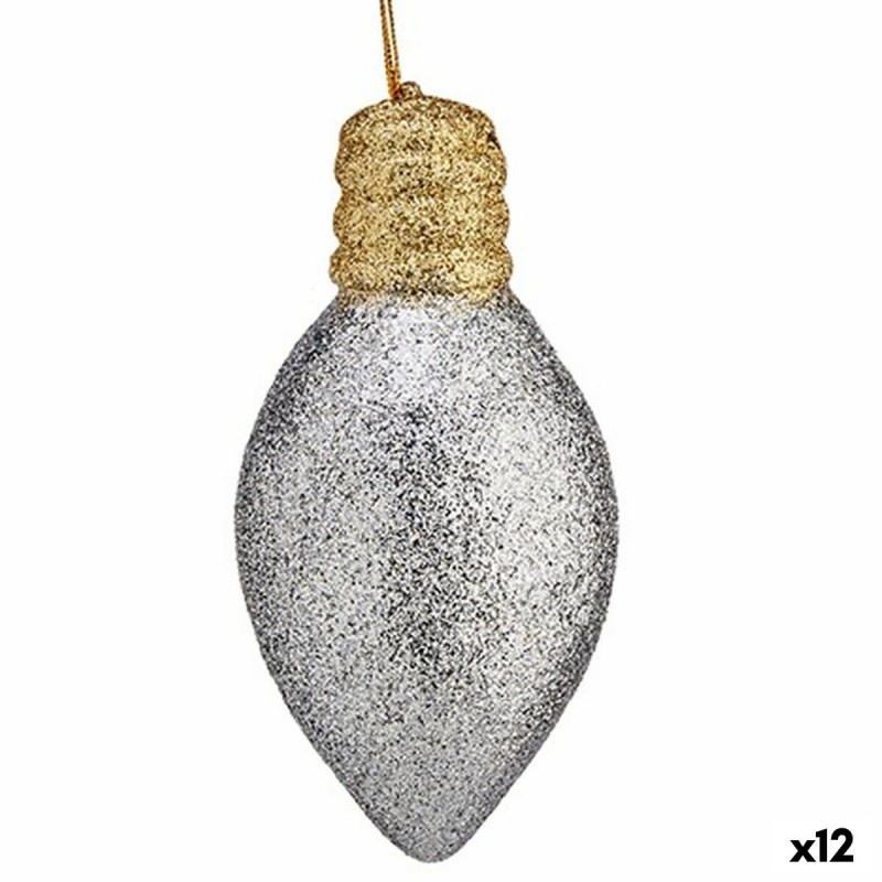 Christmas bauble Light bulb Golden...