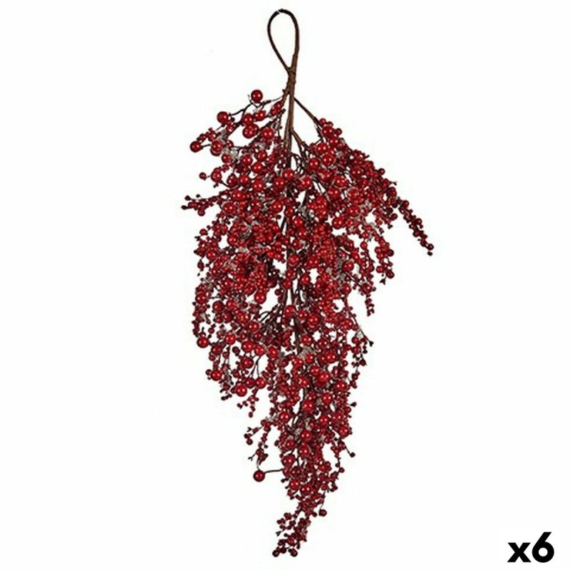 Christmas garland Branch Red fruits...