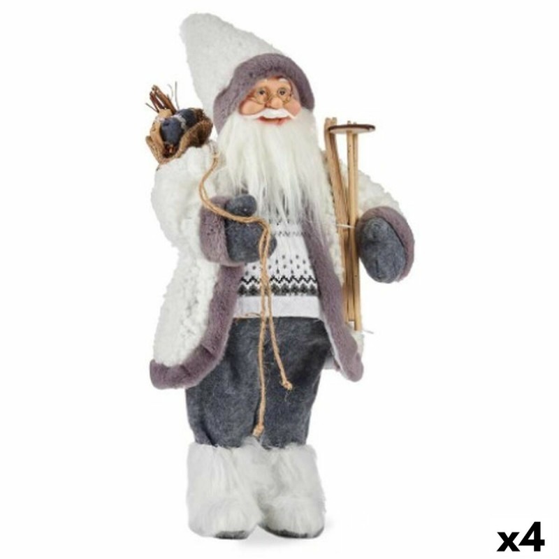 Father Christmas Plastic Grey 15 x...