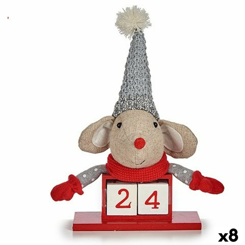 Decorative Figure Mouse Calendar Red...