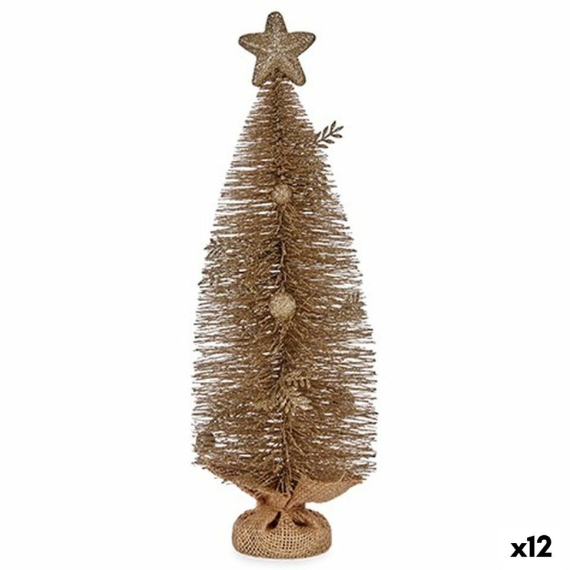 Albero di Natale champagne 23 x 14,5...