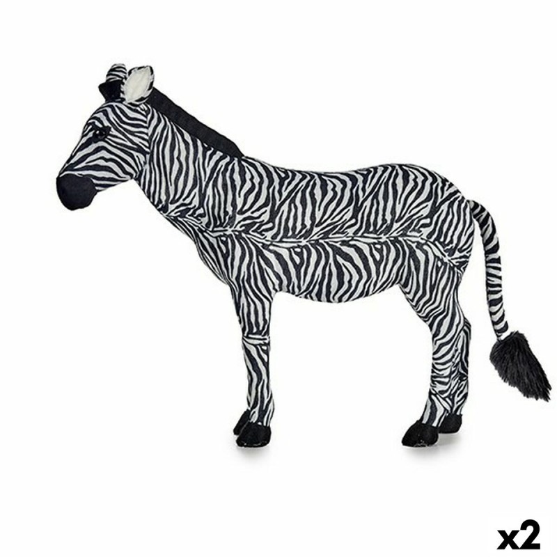 Deko-Figur Zebra Weiß Schwarz...