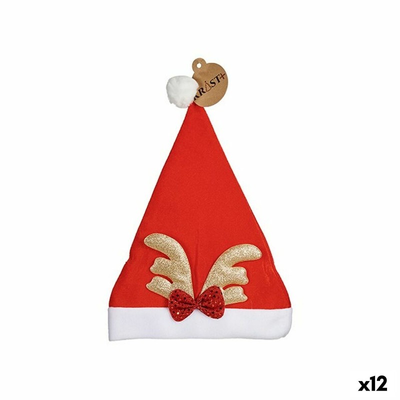 Cappello di Babbo Natale Renna Rosso...