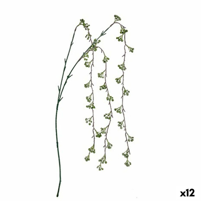 Branch Flowers Green Plastic 7 x 5 x...