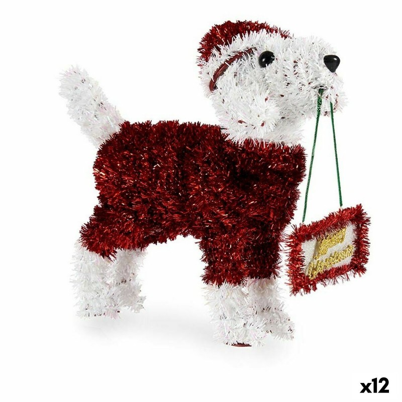 Decorative Figure Dog Tinsel White...