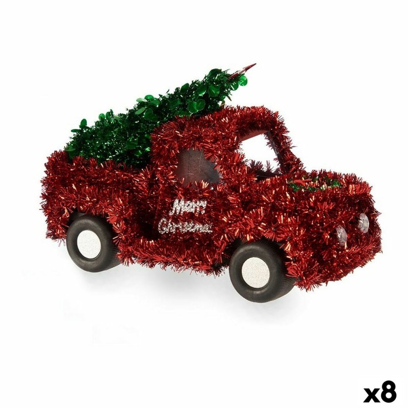 Decorative Figure Van Tinsel Red...