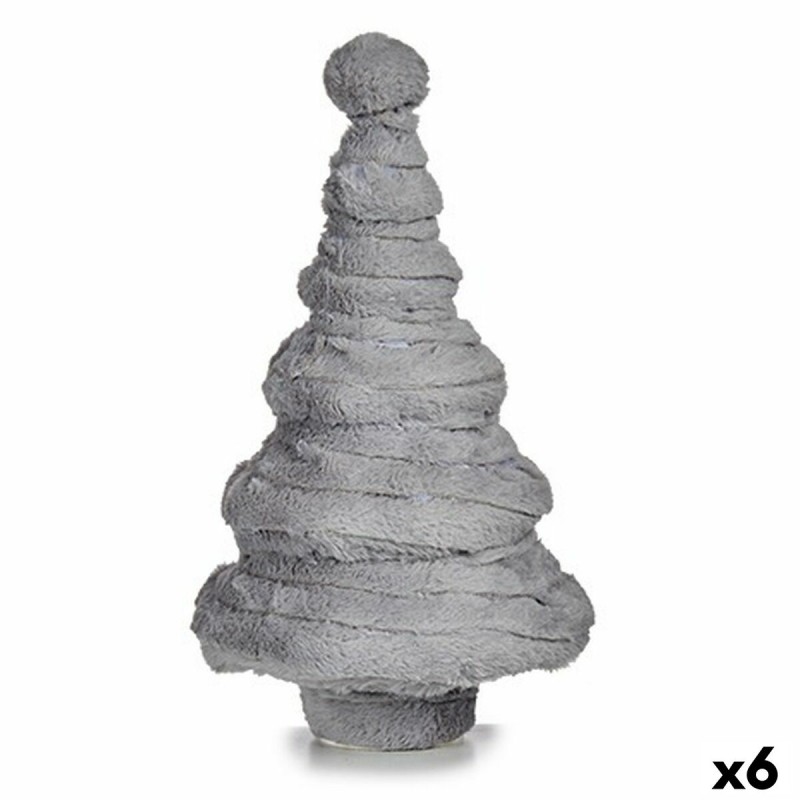 Albero di Natale Velluto Grigio 22 x...