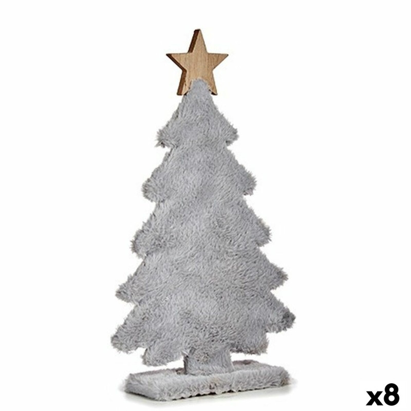 Albero di Natale Velluto Grigio 21 x...