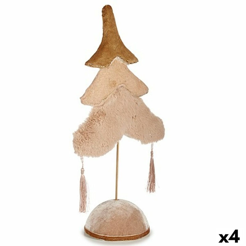 Christmas Tree Polyester Beige Golden...