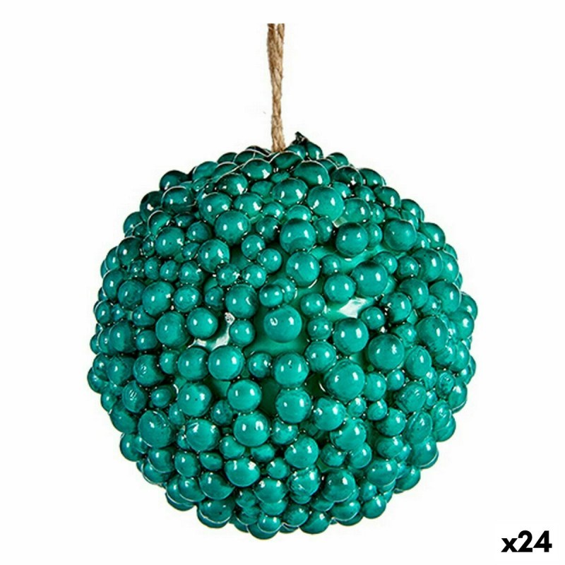 Christmas Bauble Turquoise Plastic 8...