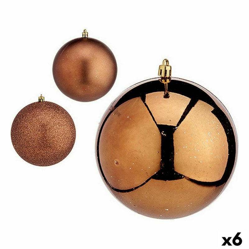 Lot de boules de Noël Marron...