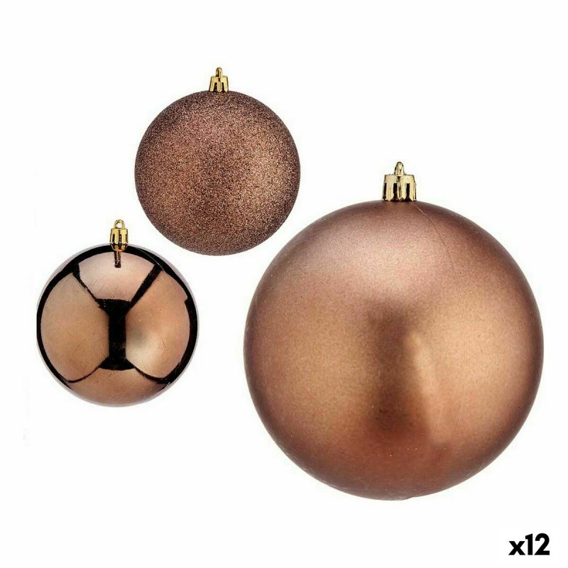 Lot de boules de Noël Marron...