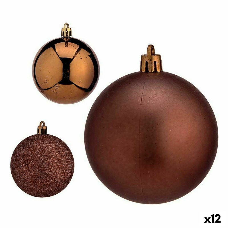 Lot de boules de Noël Marron...