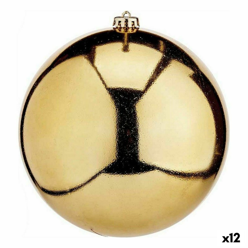 Christmas Bauble Golden Plastic 20 x...