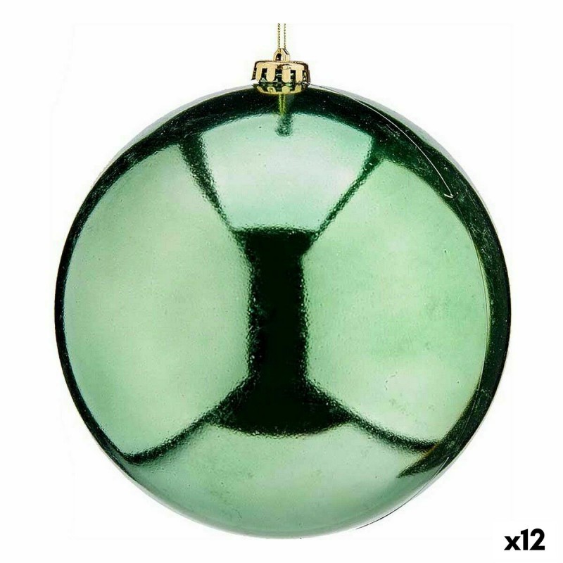 Christmas Bauble Green Plastic 20 x...