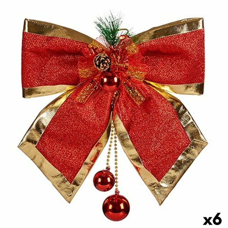 Lasso Christmas bauble Red Golden 33...