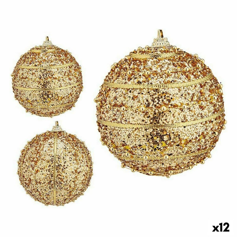 Lot de boules de Noël Avec relief Ø 8...