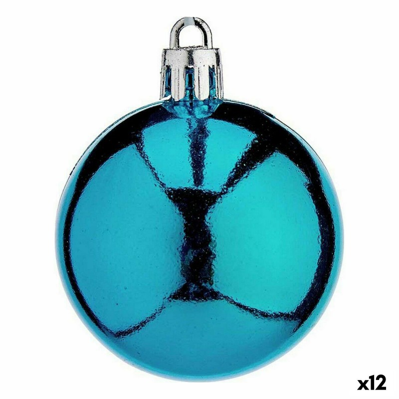 Lot de boules de Noël Bleu Plastique...