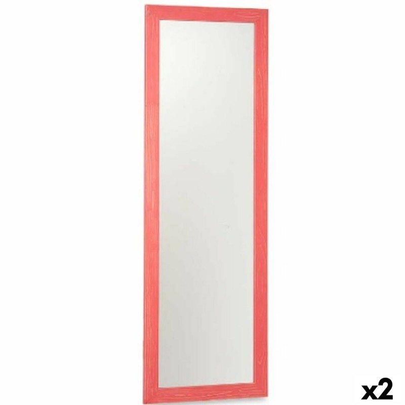 Specchio da parete Rosa Legno MDF 48...