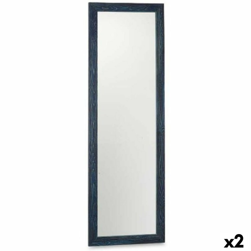 Specchio da parete Azzurro Legno MDF...