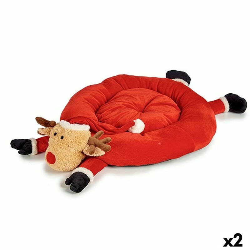 Cama para mascota Reno Rojo 84 x 18 x...