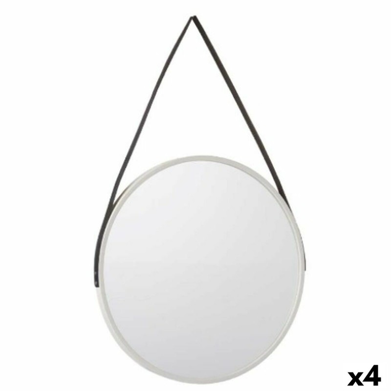 Wall mirror White Black Crystal...