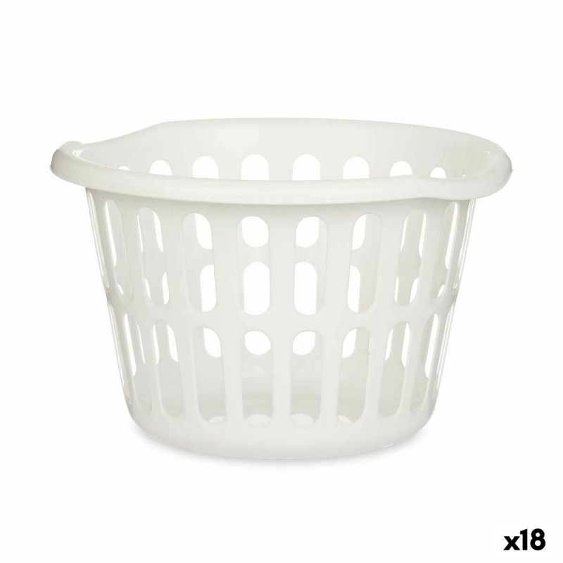 Basket White polypropylene 27 L 40 x...