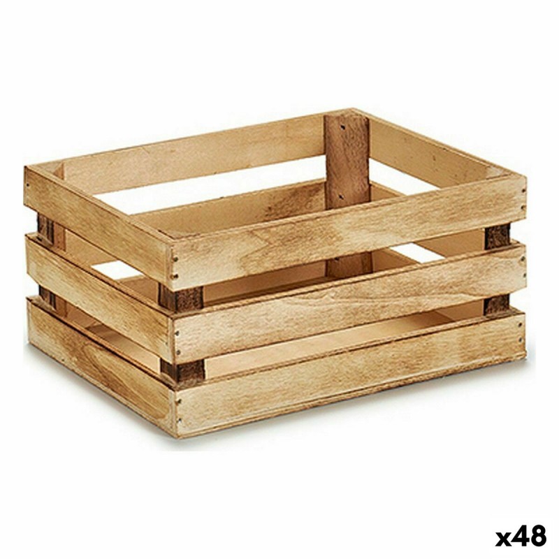 Caja Decorativa Marrón Madera de...