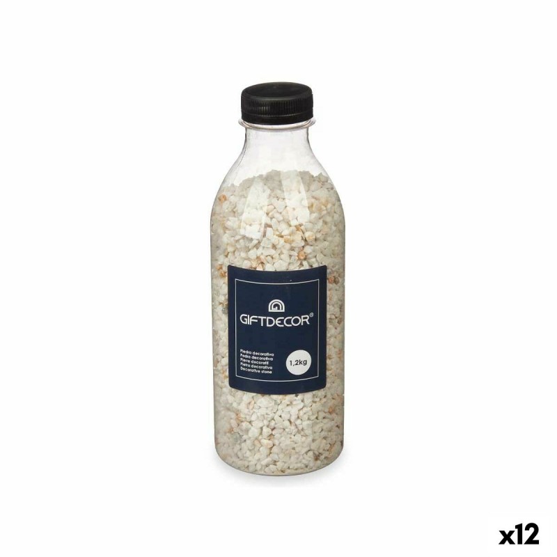 Deko-Steine Marmor Weiß 1,2 kg (12...