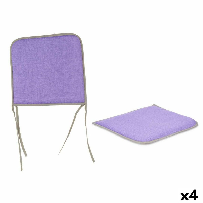 Chair cushion Lilac 38 x 2,5 x 38 cm...