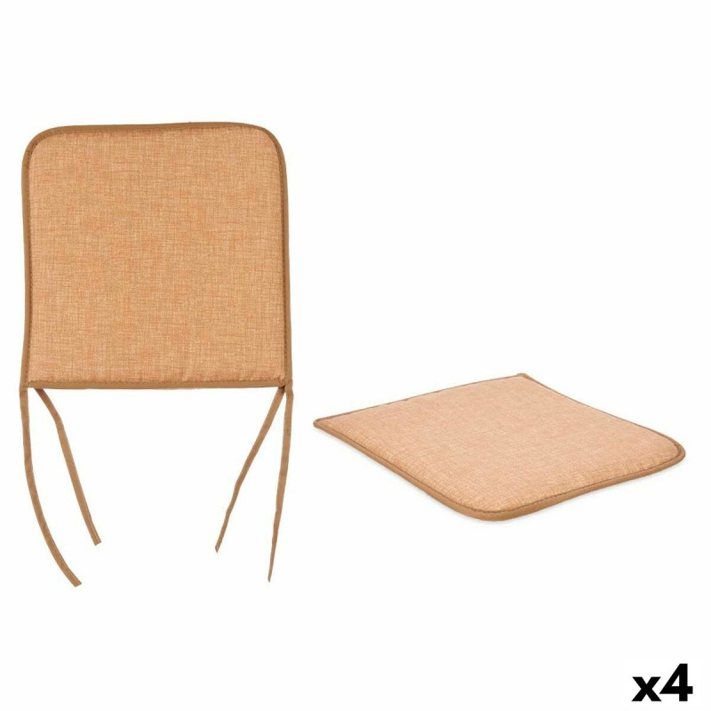 Chair cushion Brown 38 x 2,5 x 38 cm...