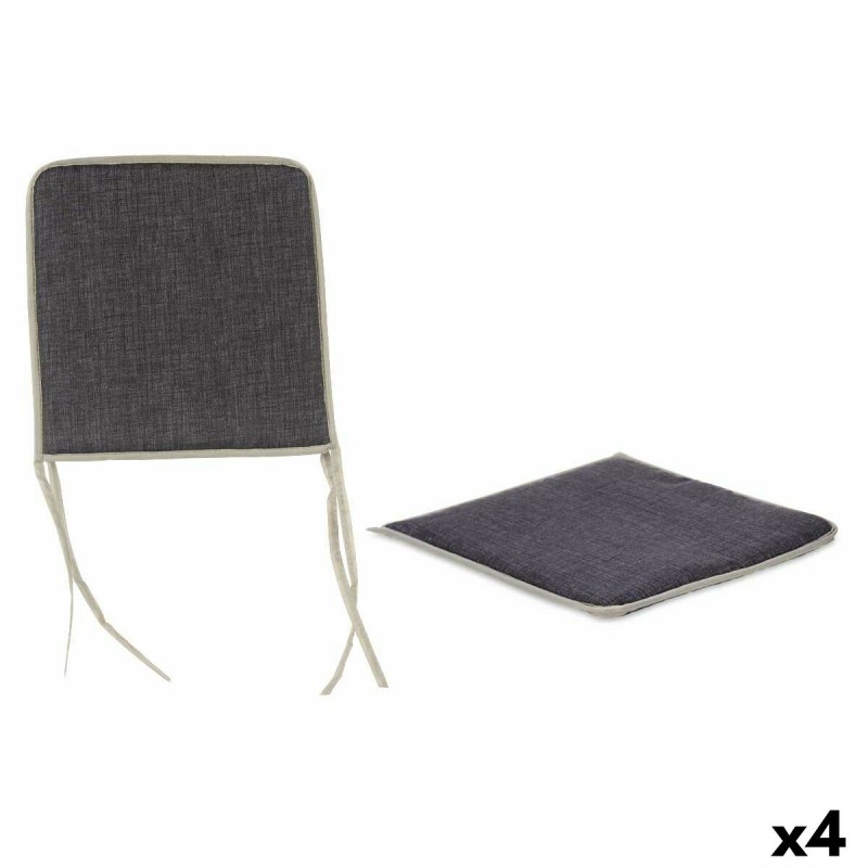 Chair cushion Dark grey 38 x 2,5 x 38...