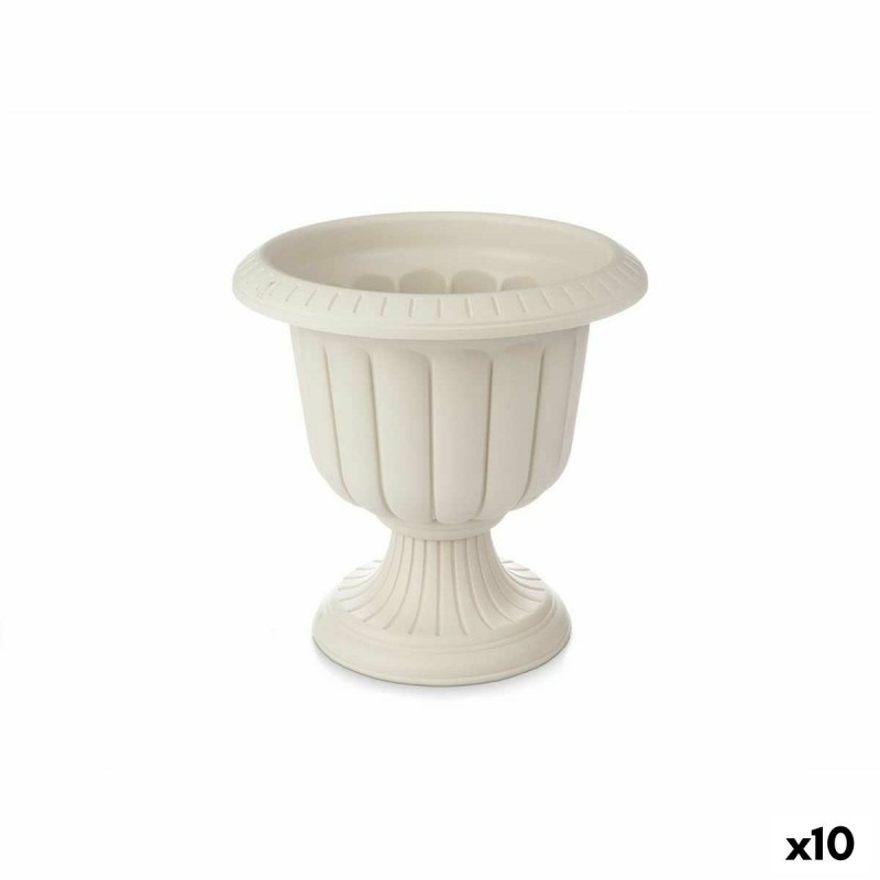 Grondlegger Fluitglas Beige Plastic...