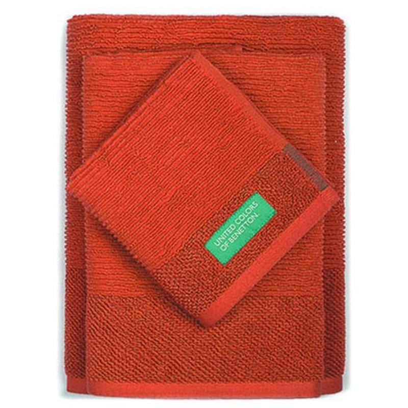 Handdoekenset Benetton Rainbow Rood