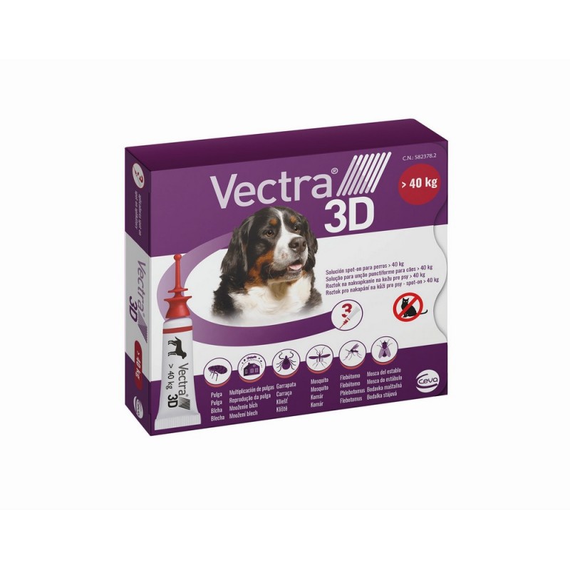 Pipetta per Cani Ceva 3D XL 40 kg 3...