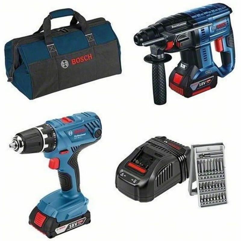 Drill and accessories set BOSCH GSR...