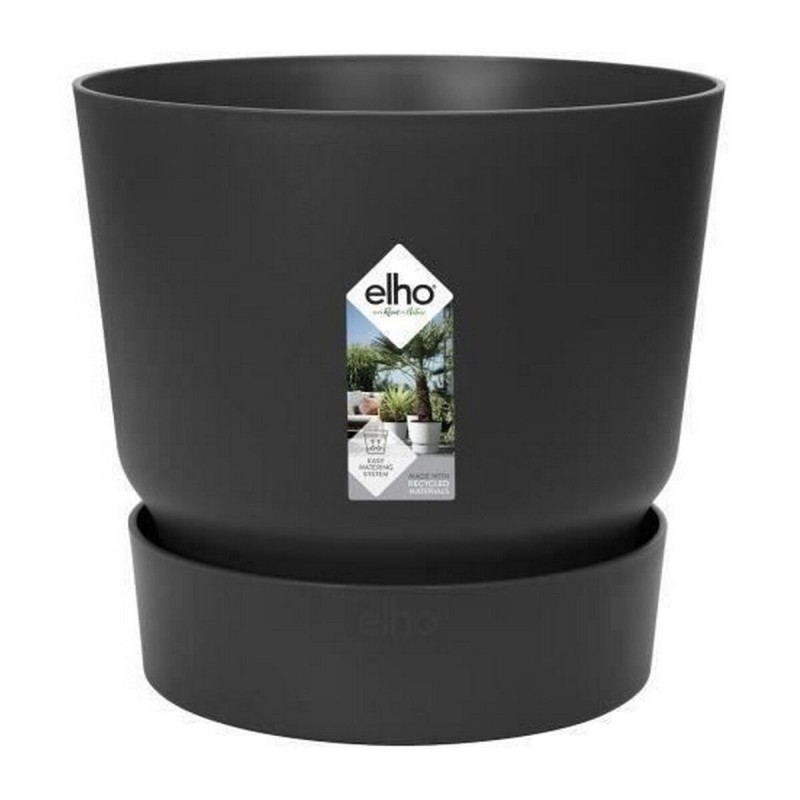 Vaso Elho Greenville Nero Plastica...