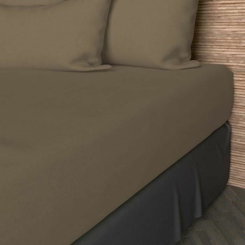 Drap housse Soleil D Ocre Taupe 90 x...