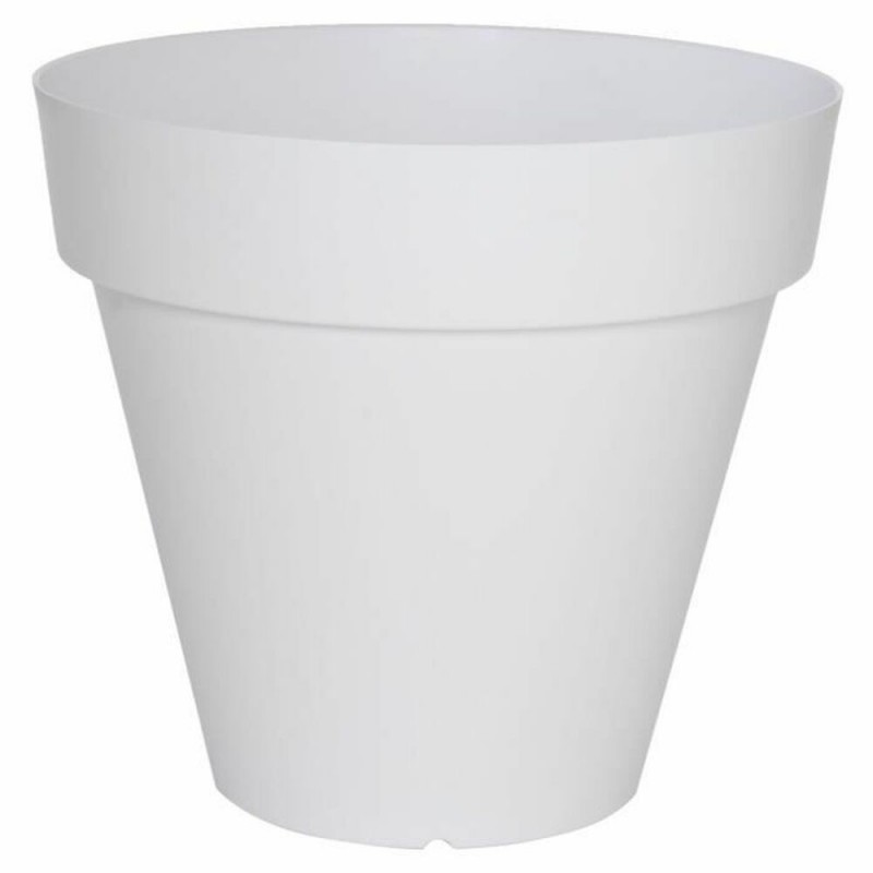 Vaso Riviera Bianco Plastica Quadrato...